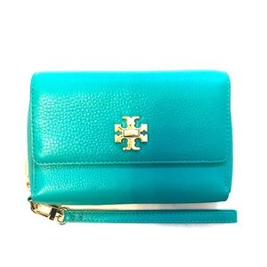 TORY BURCH Teal Wallet